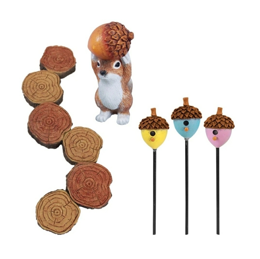 11 piece resin fairy garden kit - Picture 5 of 7